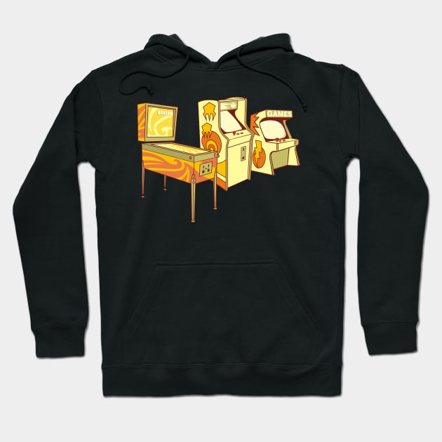 Retro Games Hoodie by sifis